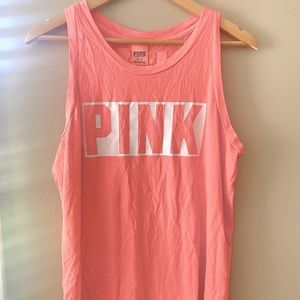 PINK | pink tank top